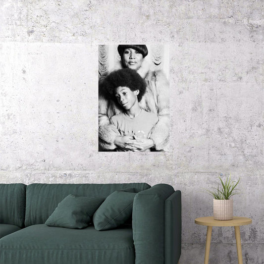 Aretha Franklin And Son Kecalf Musician Poster Wall Art Print Home Wall Decor
