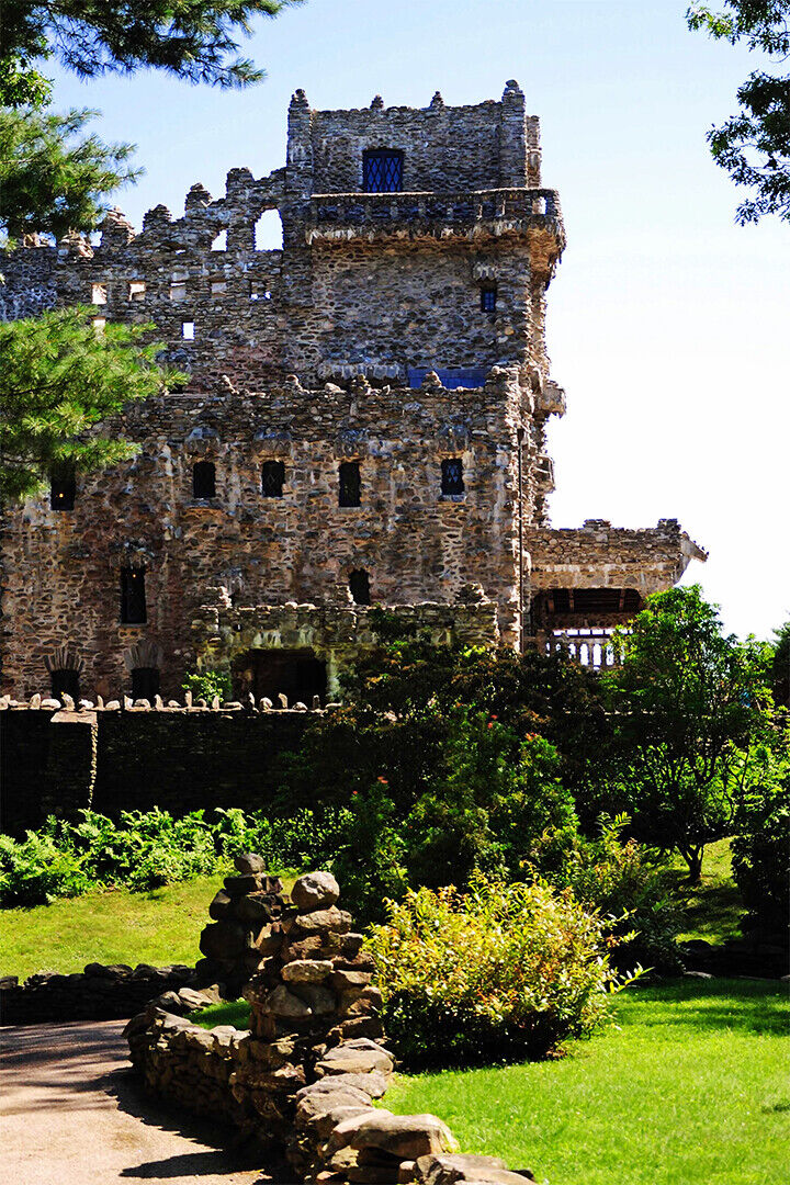 Gillette Castle Overlooking Connecticut River Poster Wall Art Print Home Wall Decor