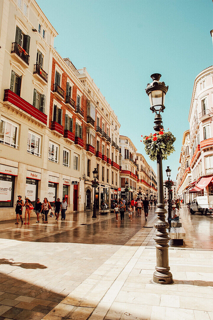 People Walking Street Daily Life Poster Wall Art Print Home Wall Decor