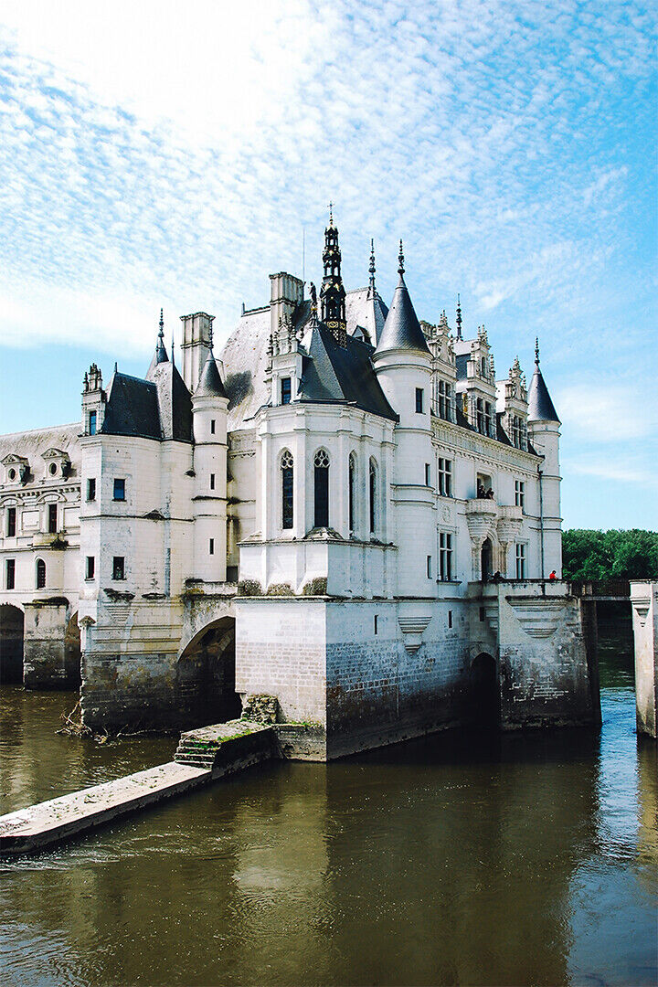 Portrait Of French Chateau Poster Wall Art Print Home Wall Decor