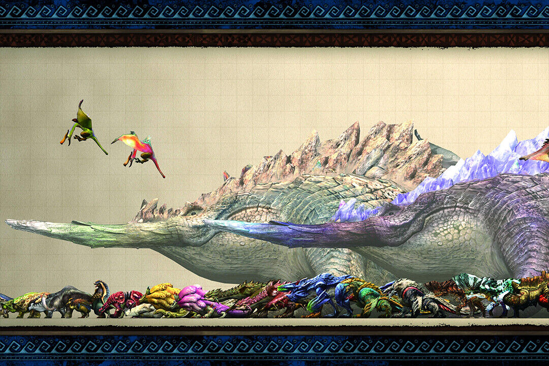 Monster Hunter Moster Fight Video Game Poster Wall Art Print Home Wall Decor