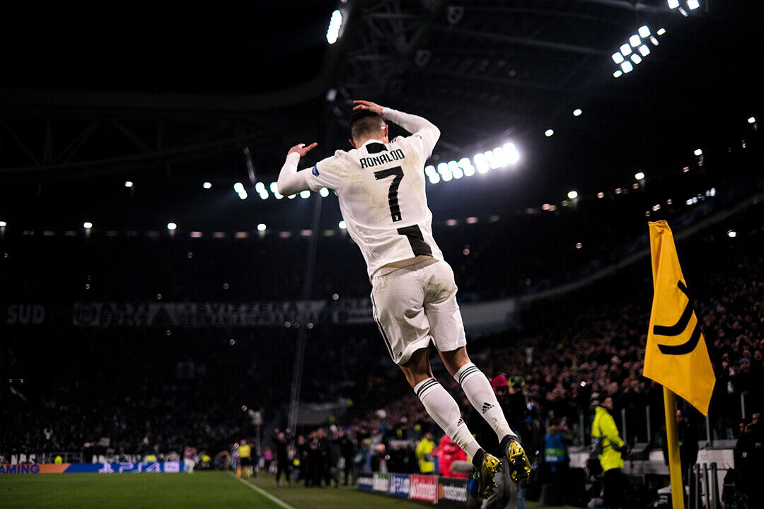 Cristiano Ronaldo Juventus Portugal Star Soccer Player Poster Wall Art Print Home Wall Decor