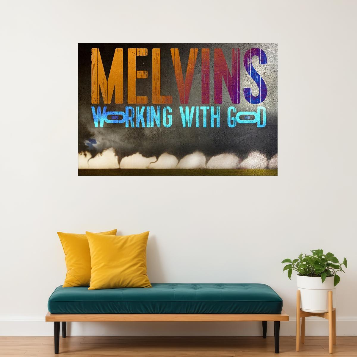 Melvins Working With God Music Album Cover Poster Wall Art Print Home Wall Decor