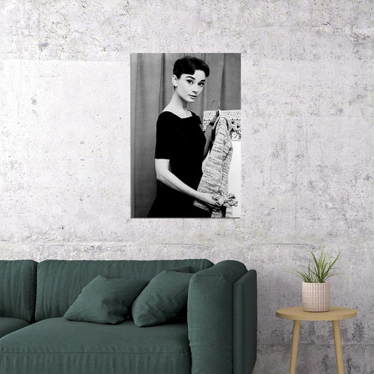 Hepburn Audrey Philanthropist Model And Idol Vintage Poster Wall Art Print Home Wall Decor
