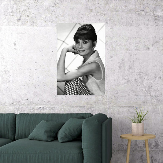 Hepburn Audrey Philanthropist Model Actor Poster Wall Art Print Home Wall Decor