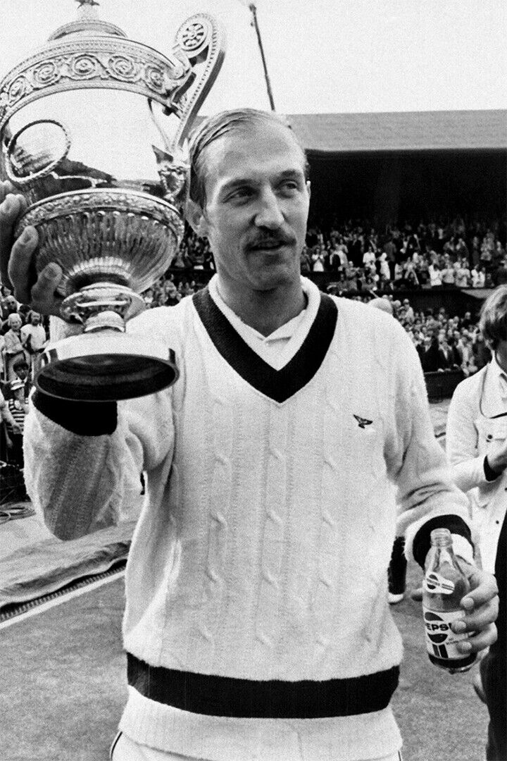 Stan Smith Holding Winners Cup Old Atlethe Poster Wall Art Print Home Wall Decor