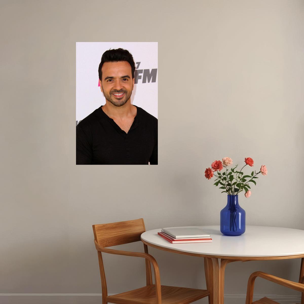 Luis Fonsi Musician Singer Songwriter Poster Wall Art Print Home Wall Decor