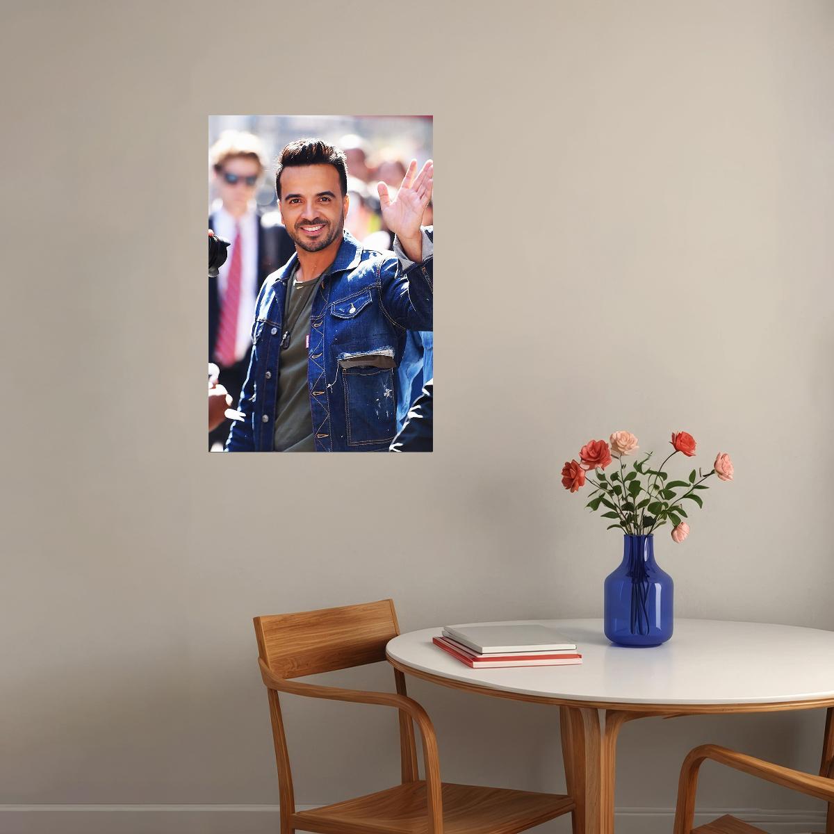 Luis Fonsi Singer Songwriter Musician Poster Wall Art Print Home Wall Decor
