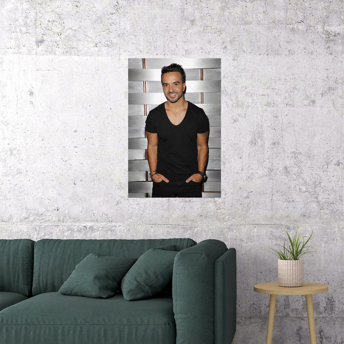 Luis Fonsi Songwriter Singer Musician Poster Wall Art Print Home Wall Decor