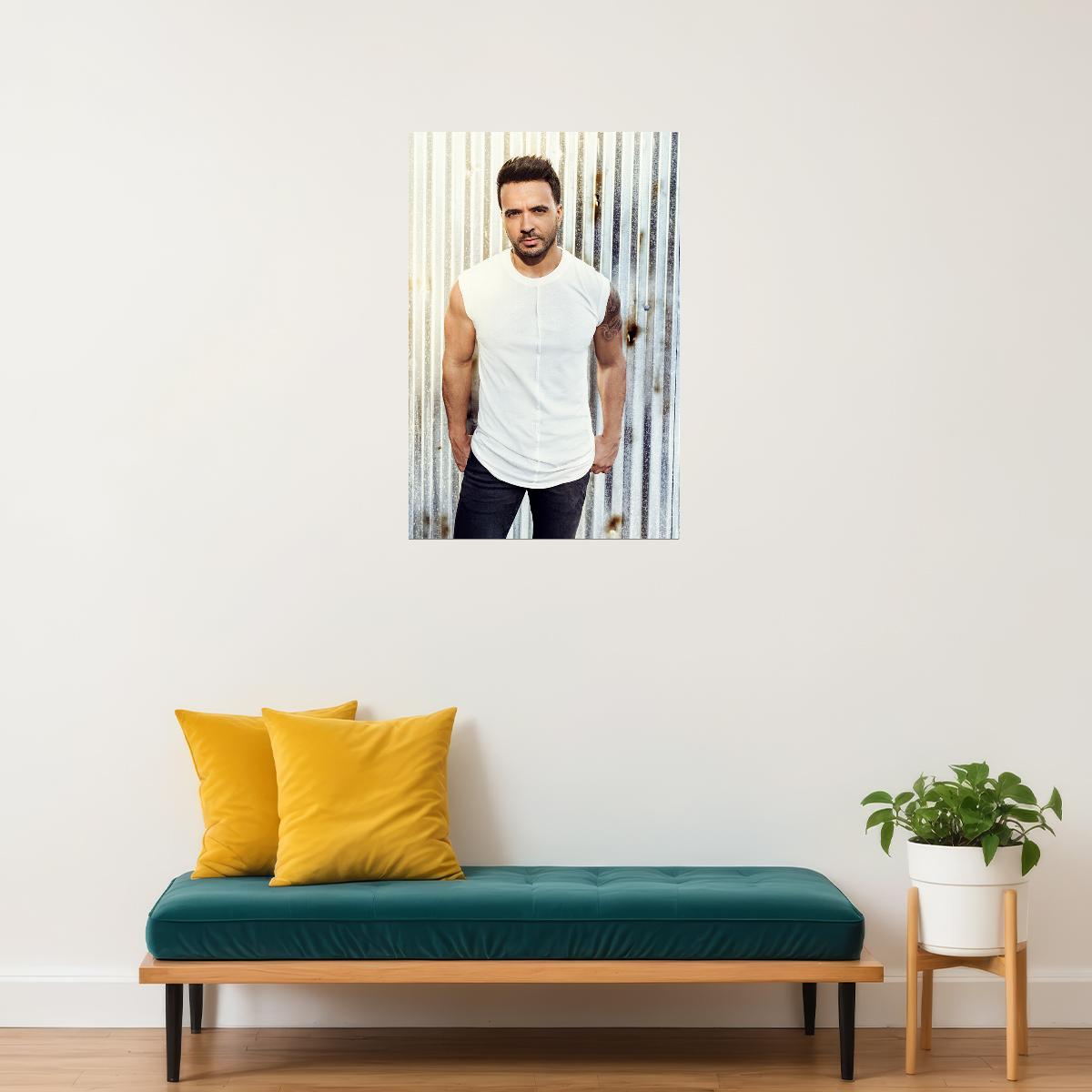 Luis Fonsi Singer Musician Songwriter Poster Wall Art Print Home Wall Decor