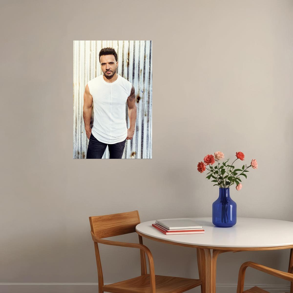 Luis Fonsi Singer Musician Songwriter Poster Wall Art Print Home Wall Decor