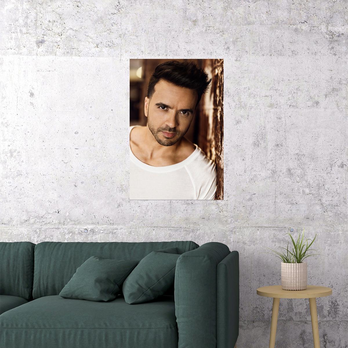 Luis Fonsi Musician Singer Songwriter Poster Wall Art Print Home Wall Decor