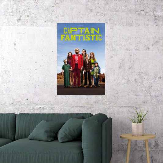 Captain Fantastic Classic Movie Drama Comedy Poster Wall Art Print Home Wall Decor