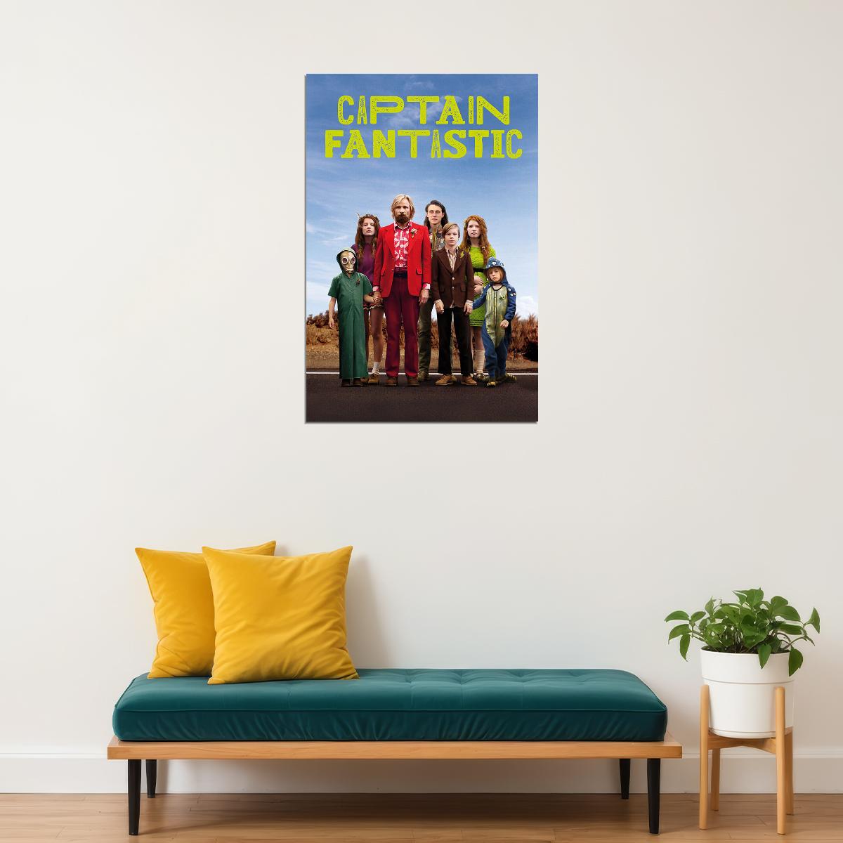 Captain Fantastic Classic Movie Drama Comedy Poster Wall Art Print Home Wall Decor