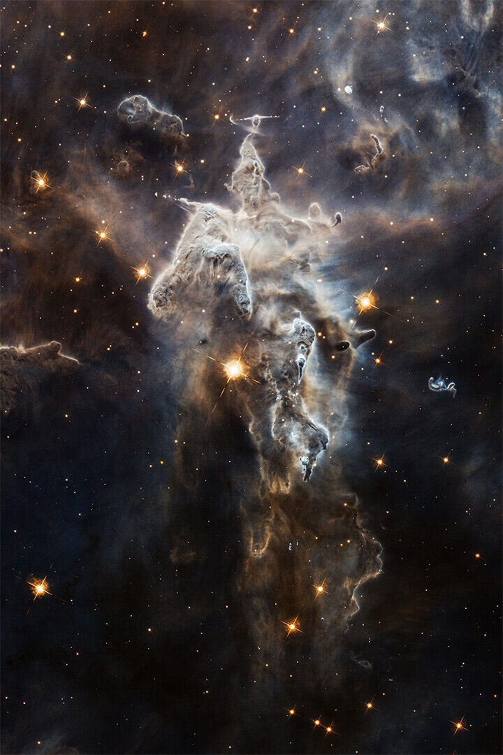 Carina Space Nebula Seismic Stars Poster Wall Art Print Home Wall Decor