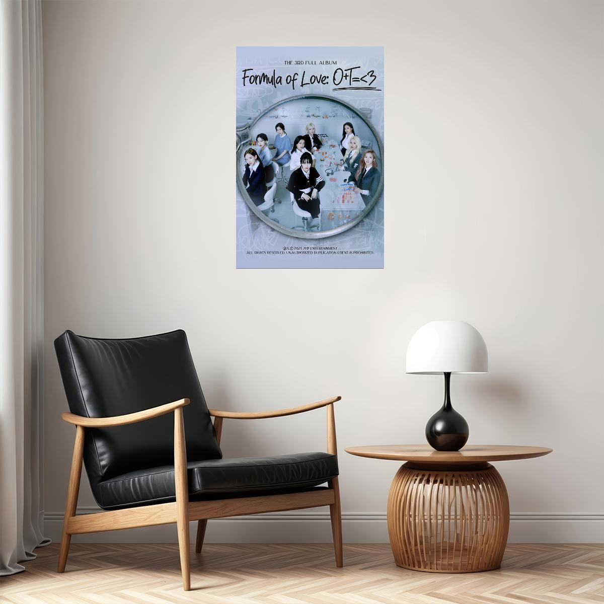 Twice Formula Of Love: O+t= 3 Music Album Poster Wall Art Print Home Wall Decor