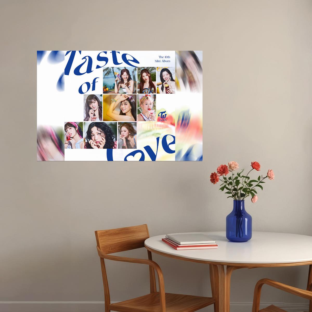 Twice Taste Of Love Album Pop Girl Music Group Poster Wall Art Print Home Wall Decor