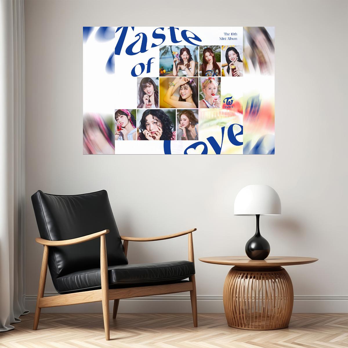 Twice Taste Of Love Album Pop Girl Music Group Poster Wall Art Print Home Wall Decor