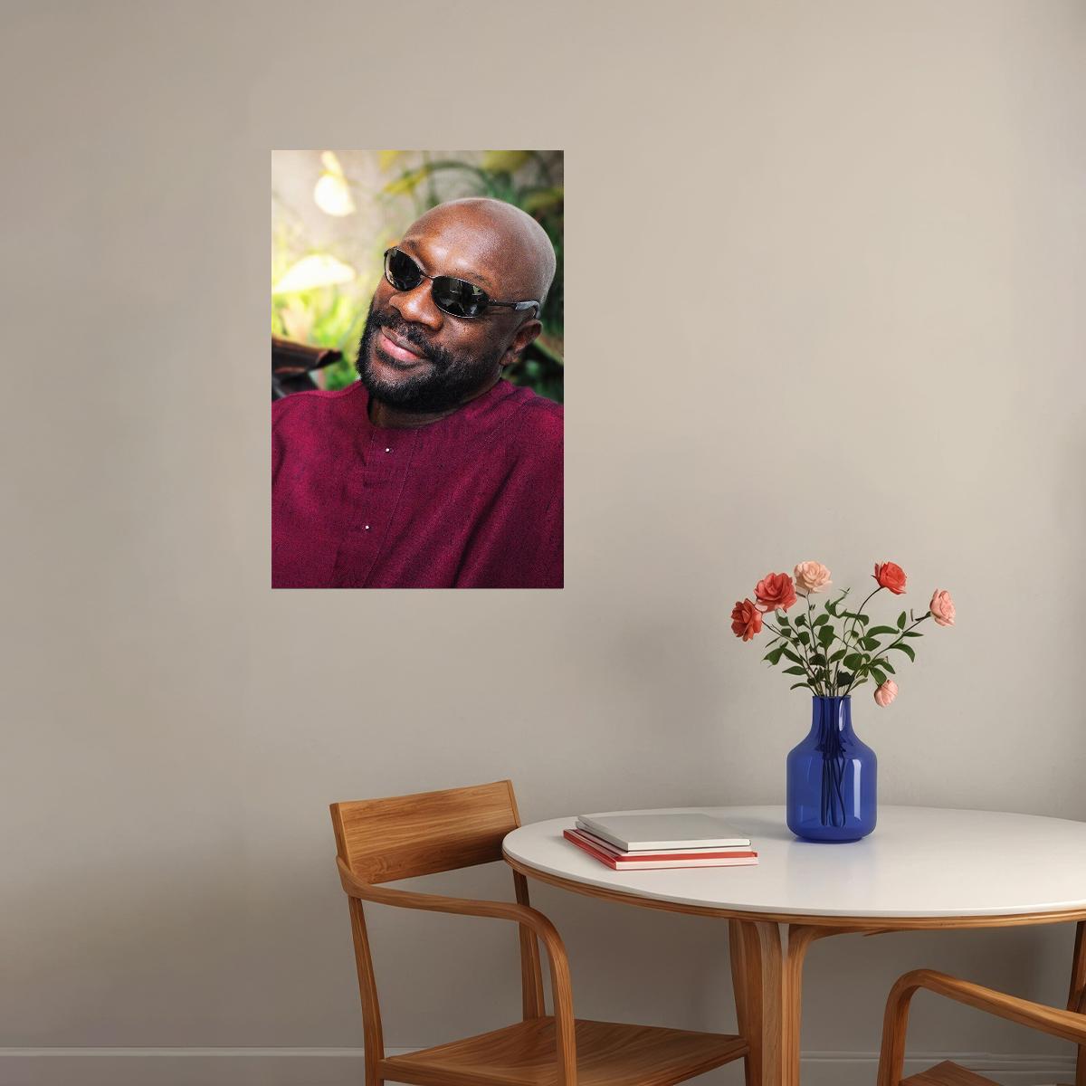 Isaac Hayes Songwriter Musician Productor Poster Wall Art Print Home Wall Decor