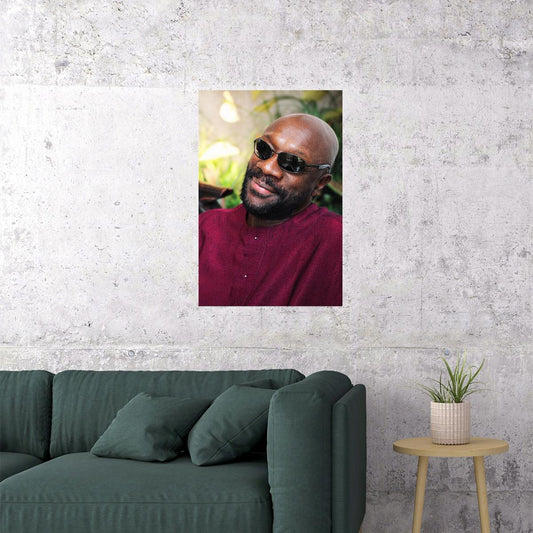 Isaac Hayes Songwriter Musician Productor Poster Wall Art Print Home Wall Decor