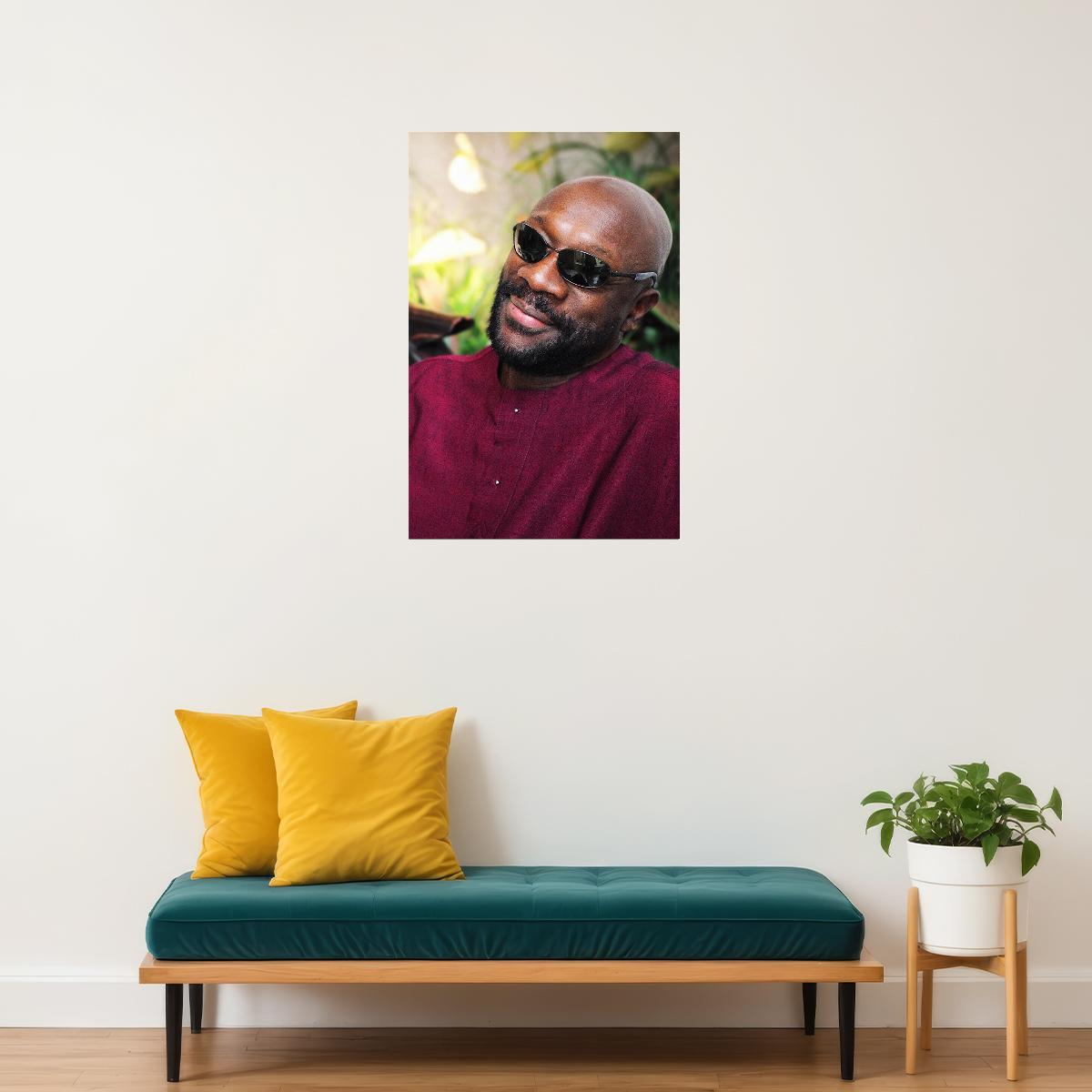 Isaac Hayes Songwriter Musician Productor Poster Wall Art Print Home Wall Decor