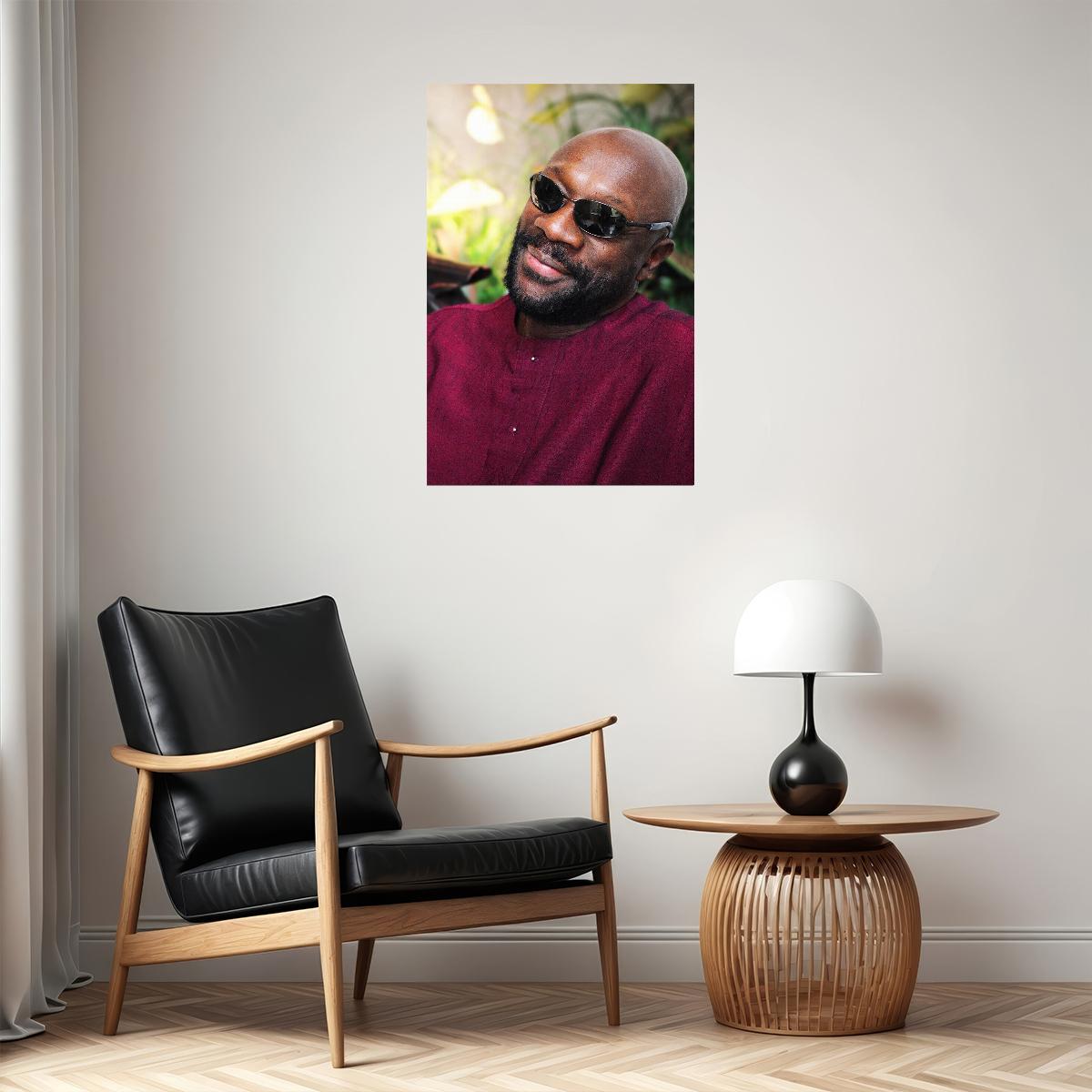 Isaac Hayes Songwriter Musician Productor Poster Wall Art Print Home Wall Decor