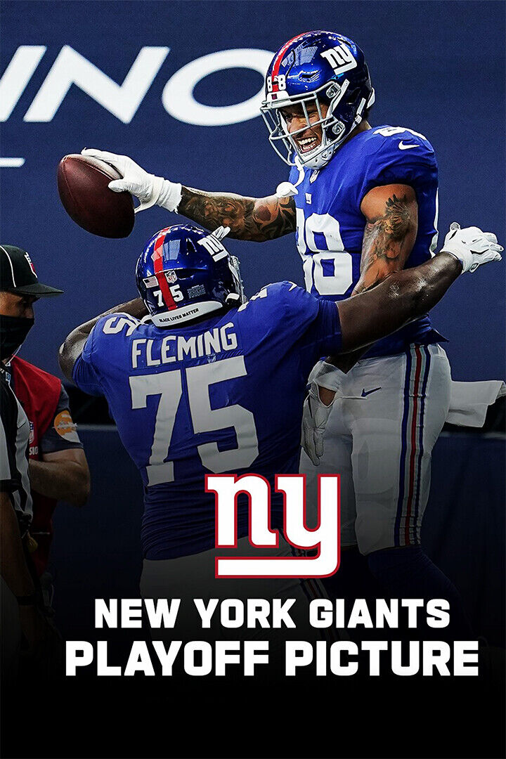 New York Giants Celebrating Playoff Victory Poster Wall Art Print Home Wall Decor