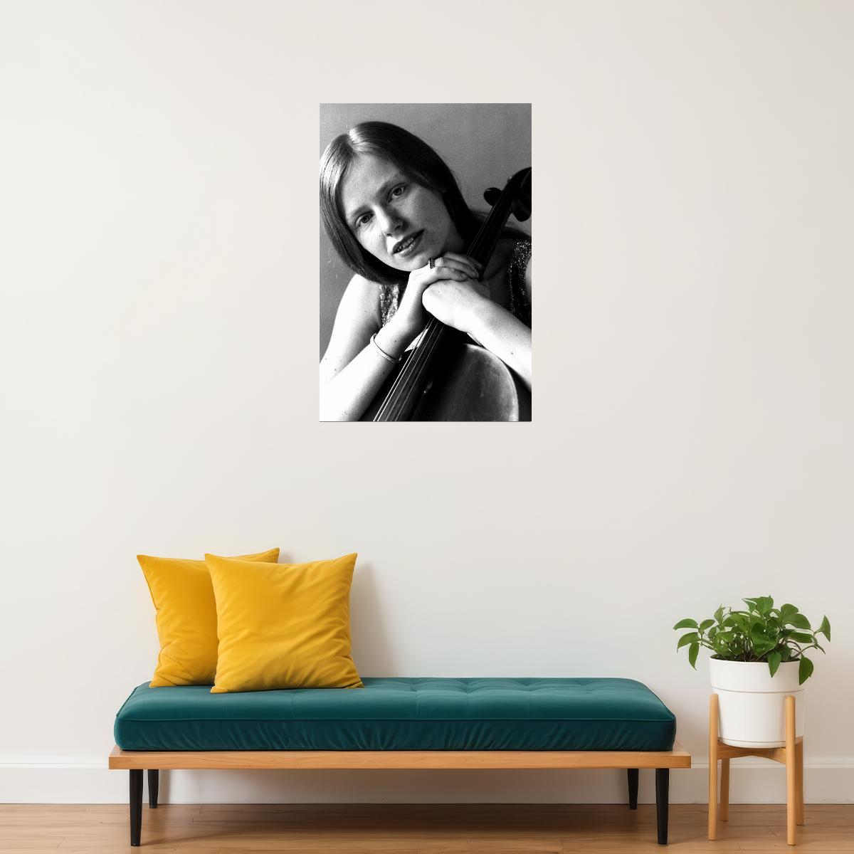 Du Pre Is Musican Of The Year English Cellist Poster Wall Art Print Home Wall Decor