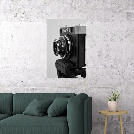 Photocamera Vintage Retro Model Poster Wall Art Print Home Wall Decor