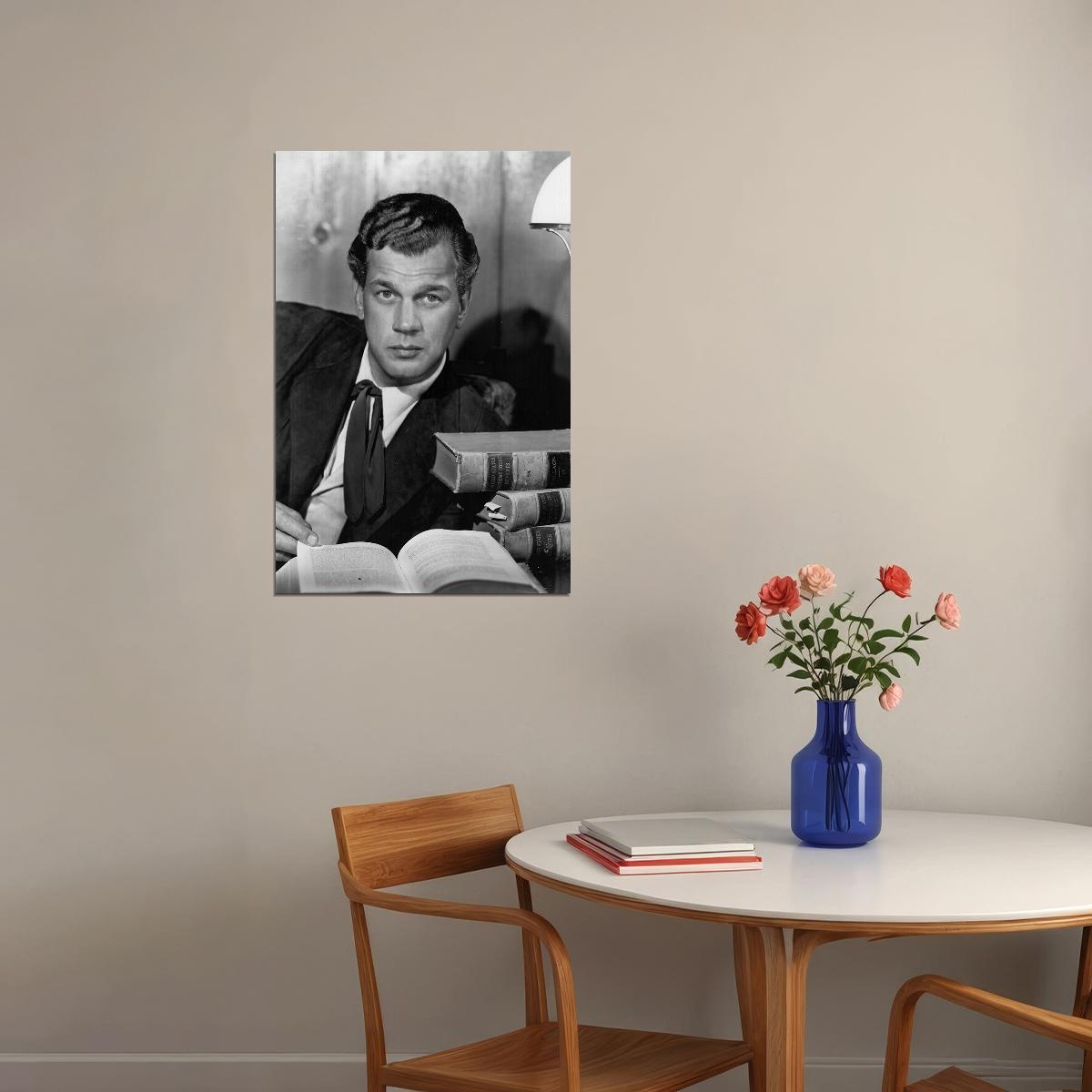 Joseph Cotten In Movie Scene At Door Poster Wall Art Print Home Wall Decor