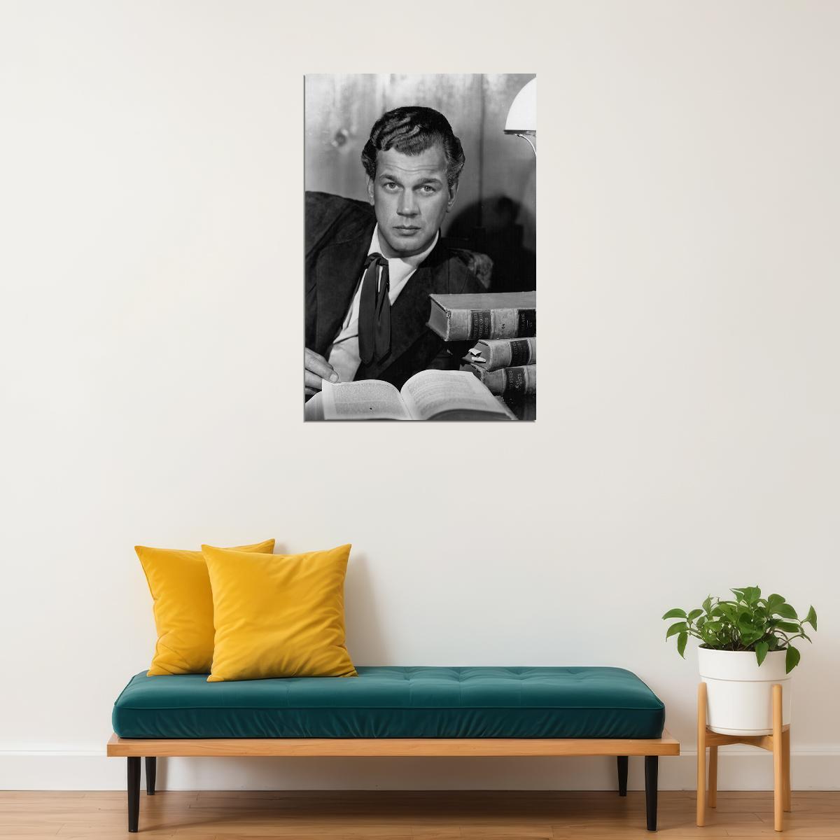 Joseph Cotten In Movie Scene At Door Poster Wall Art Print Home Wall Decor