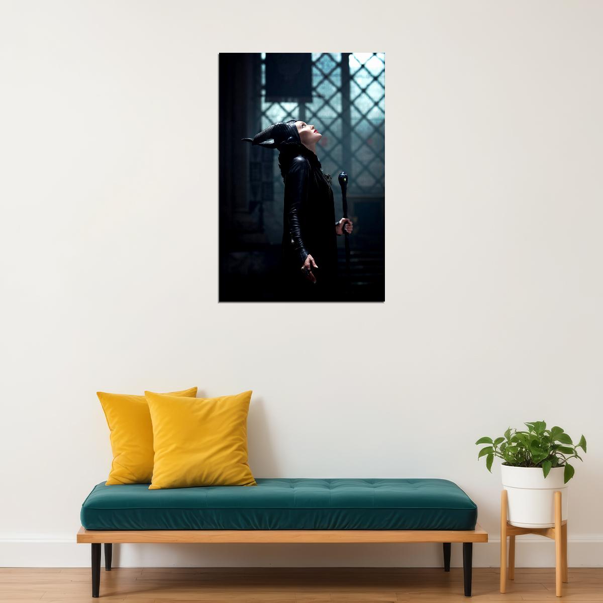 Maleficent Angelina Jolie Movie Family Poster Wall Art Print Home Wall Decor