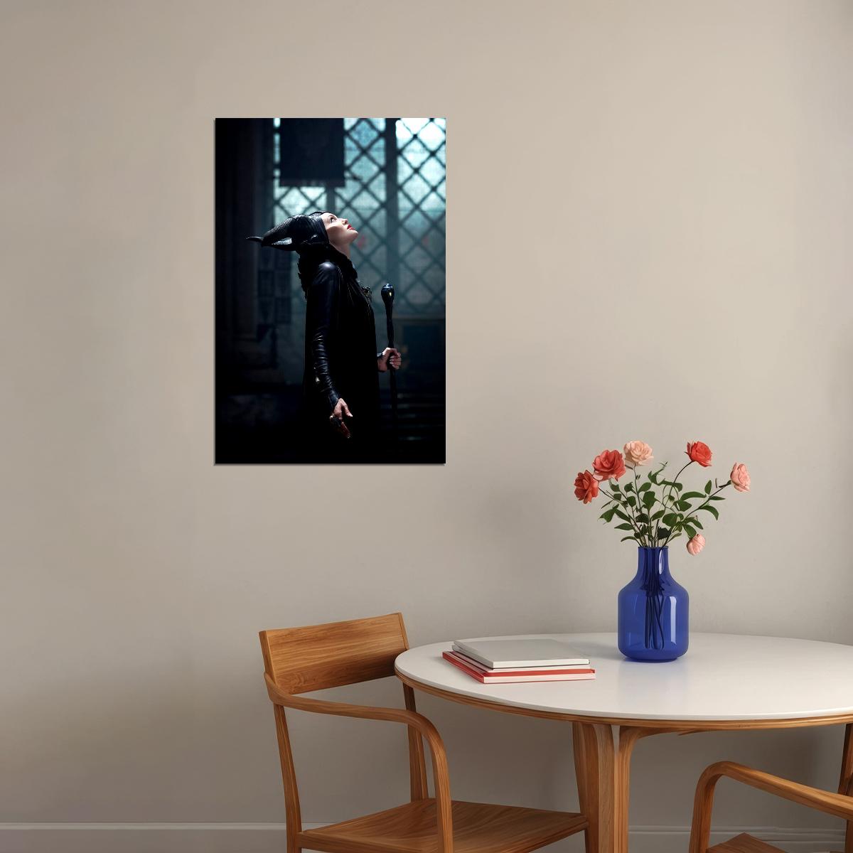 Maleficent Angelina Jolie Movie Family Poster Wall Art Print Home Wall Decor