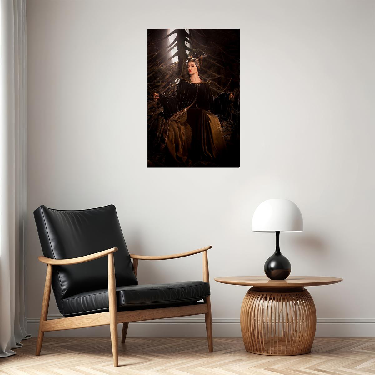 Maleficent Angelina Jolie Movie Action Poster Wall Art Print Home Wall Decor