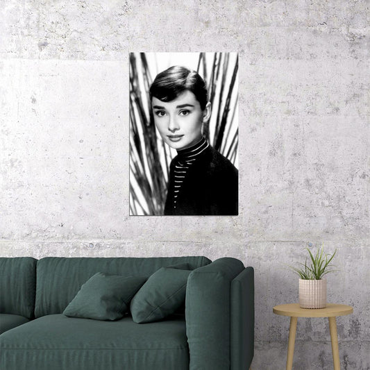 Hepburn Audrey Model Actress Poster Wall Art Print Home Wall Decor