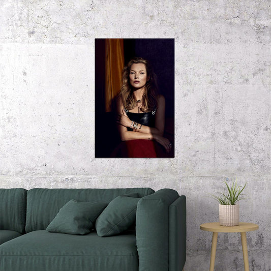 Kate Moss British Supermodel Poster Wall Art Print Home Wall Decor