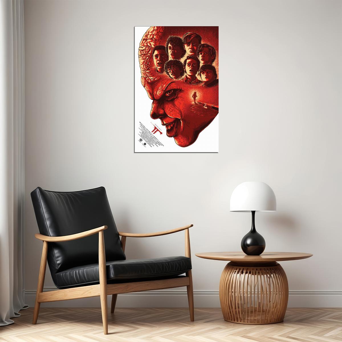 Hot New 2017 It Movie Pennywise Stephen King Horror Poster Wall Art Print Home Wall Decor