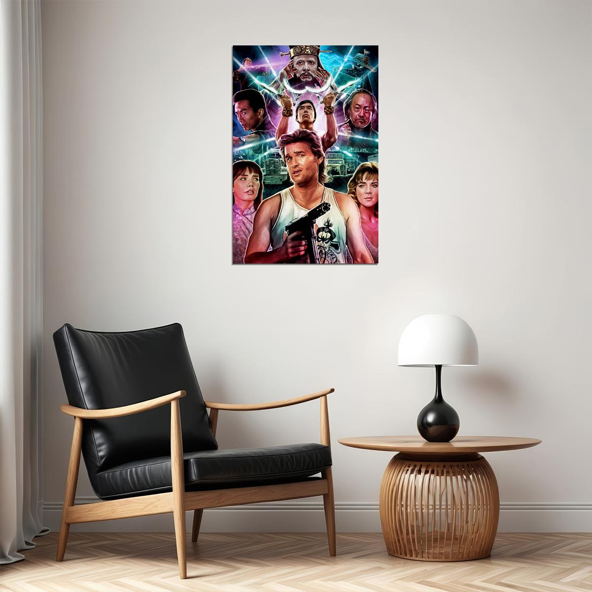 Big Trouble In Little China Classic Movie Action Poster Wall Art Print Home Wall Decor
