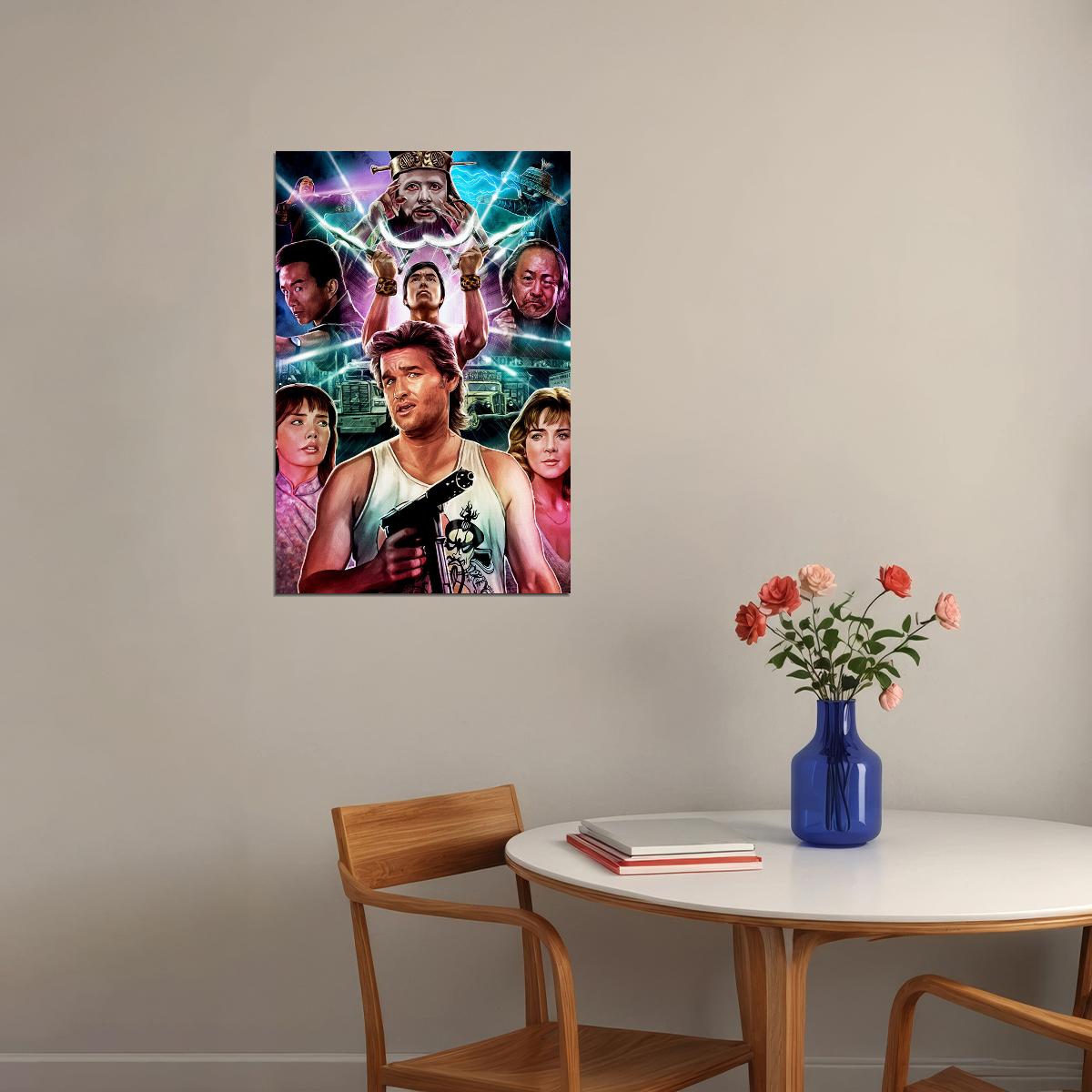 Big Trouble In Little China Classic Movie Action Poster Wall Art Print Home Wall Decor