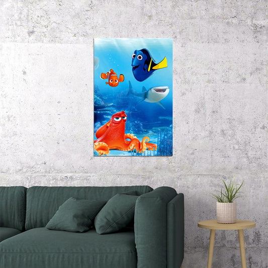 Finding Nemo Movie Animation Comedy Action Poster Wall Art Print Home Wall Decor