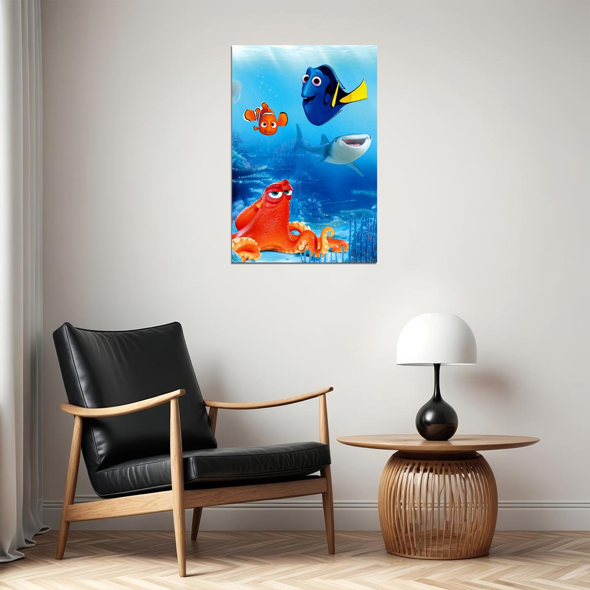 Finding Nemo Movie Animation Comedy Action Poster Wall Art Print Home Wall Decor
