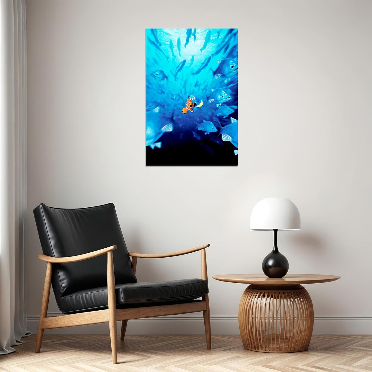 Finding Nemo Bruce Shark Ocean Movie Animation Poster Wall Art Print Home Wall Decor