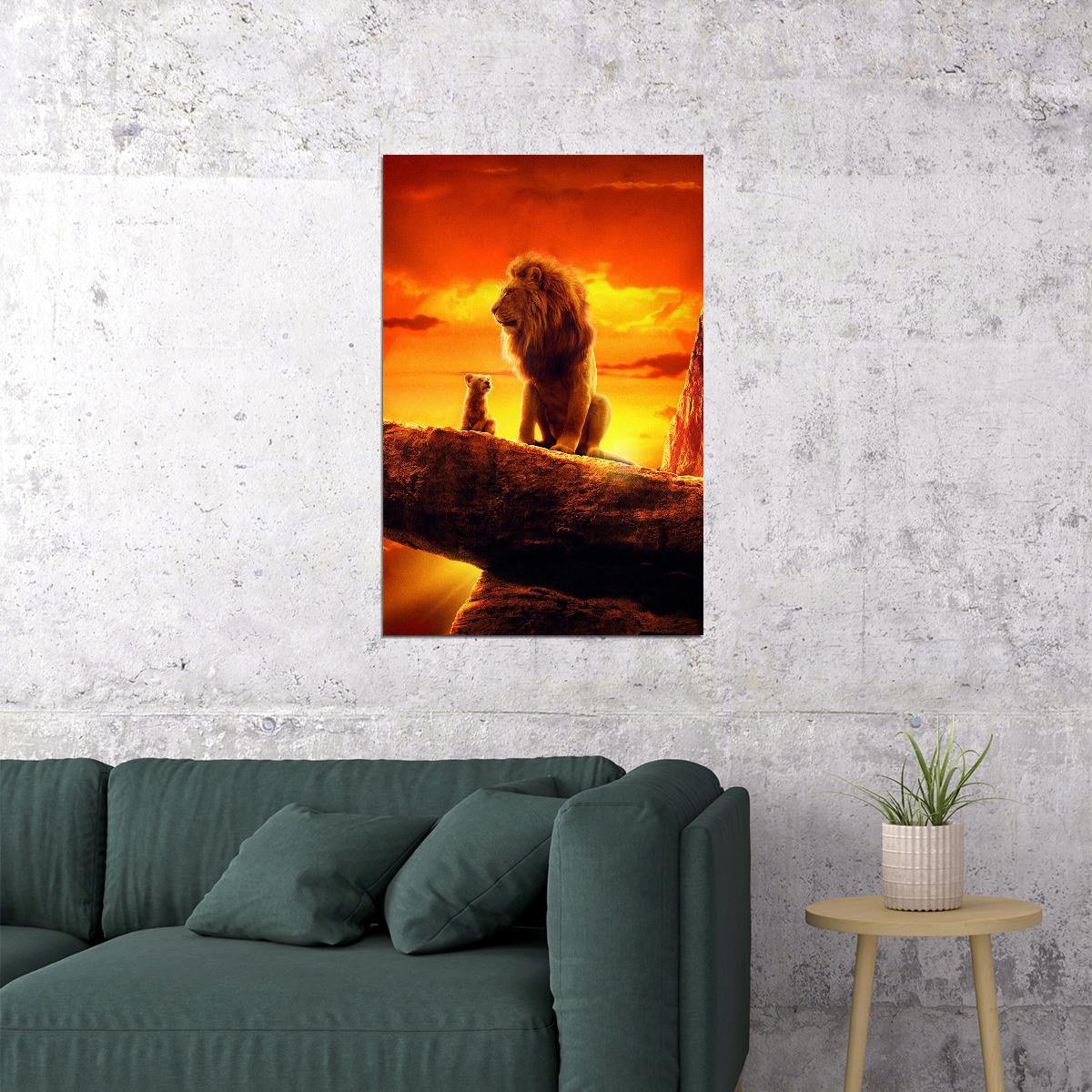 Lion King Movie Adventure Poster Wall Art Print Home Wall Decor