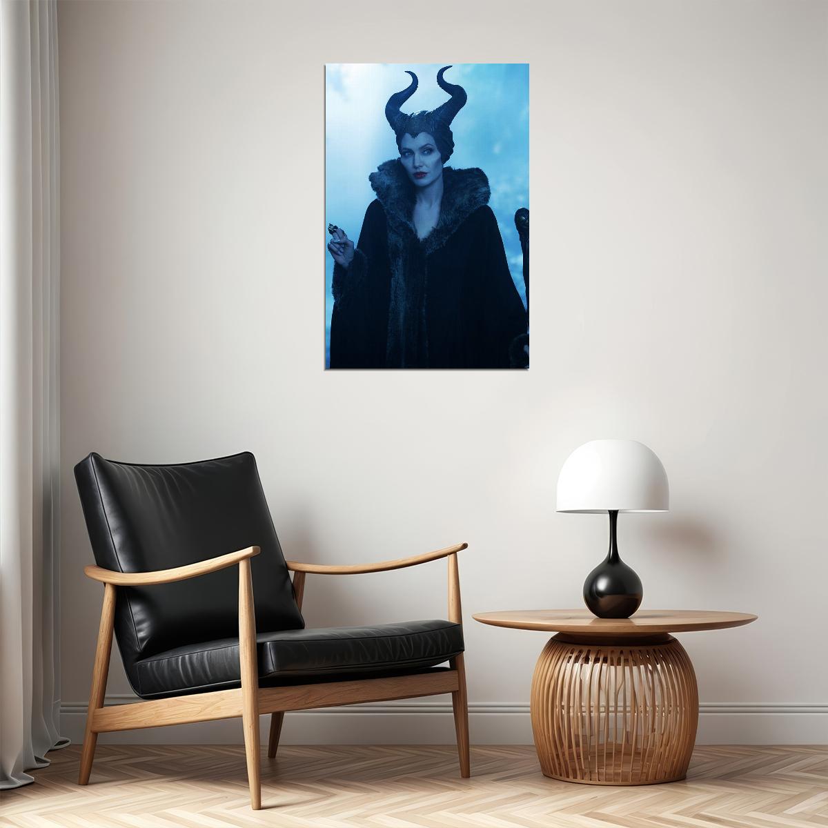 Maleficent Angelina Jolie Movie Action Poster Wall Art Print Home Wall Decor