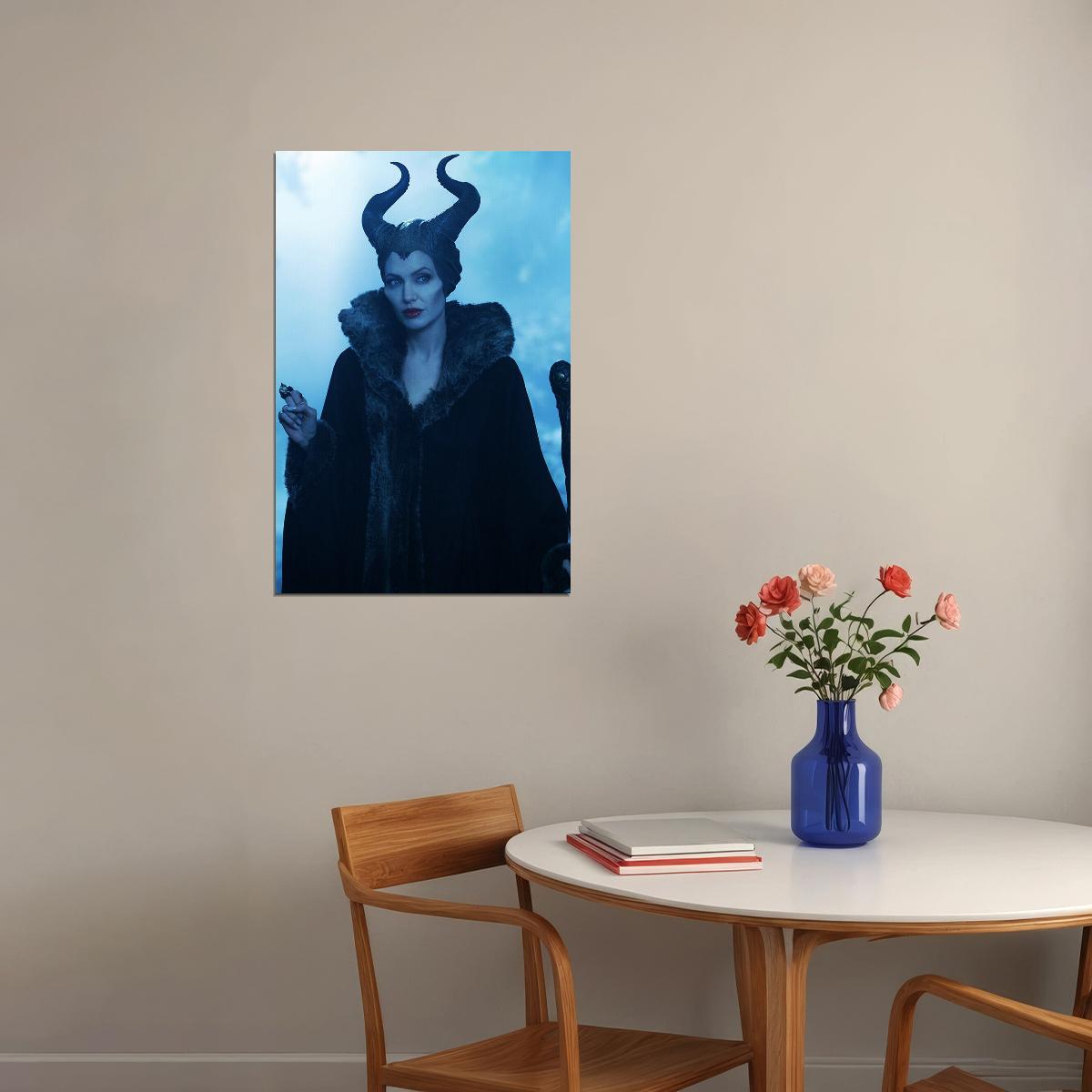 Maleficent Angelina Jolie Movie Action Poster Wall Art Print Home Wall Decor