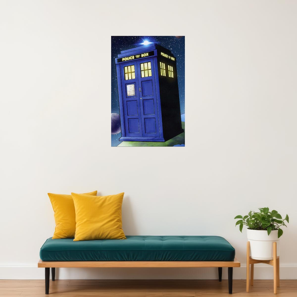 Dr Who Space Tardis Movie Comedy Poster Wall Art Print Home Wall Decor