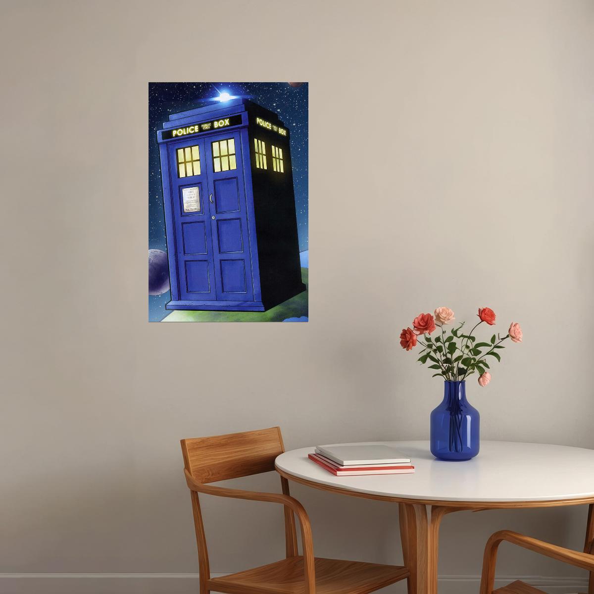 Dr Who Space Tardis Movie Comedy Poster Wall Art Print Home Wall Decor
