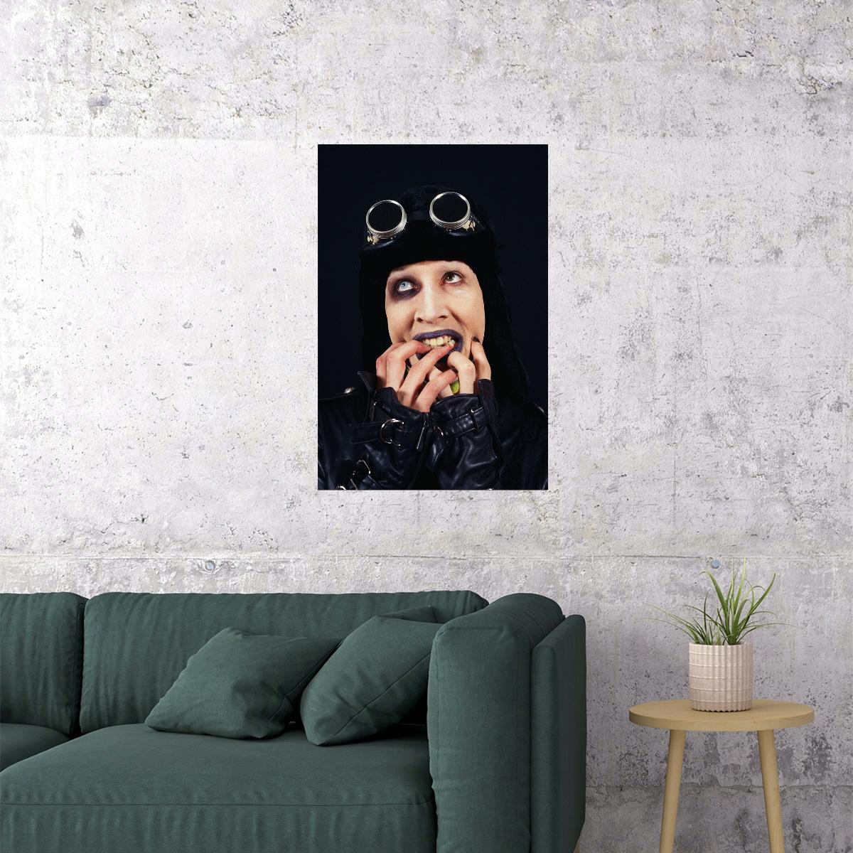 Marilyn Manson Rock Musician Actress Poster Wall Art Print Home Wall Decor