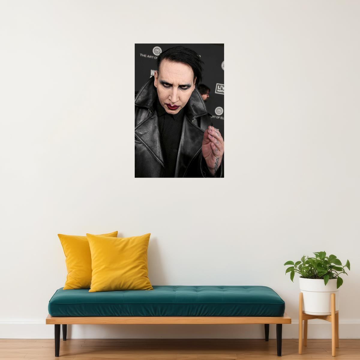 Marilyn Manson Singer Actress Musician Poster Wall Art Print Home Wall Decor