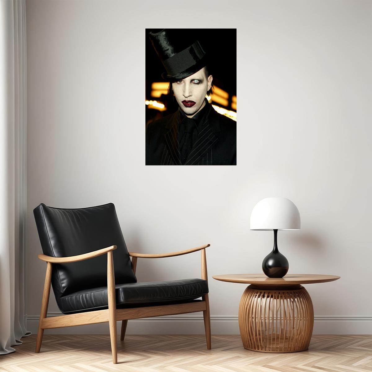Marilyn Manson Actress Rock Musician Poster Wall Art Print Home Wall Decor